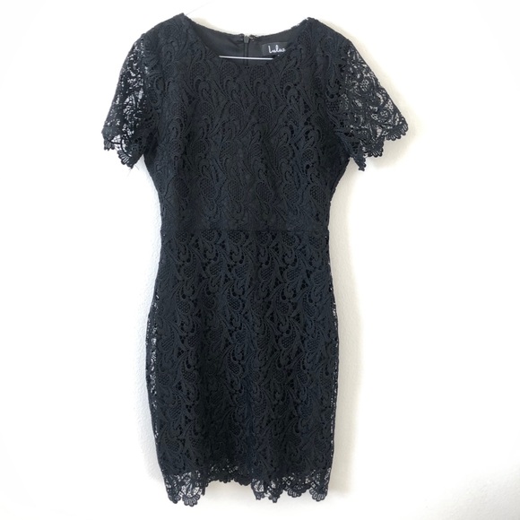 Lulu’s Black Battenberg Lace Dress. Size Small. - Picture 3 of 10